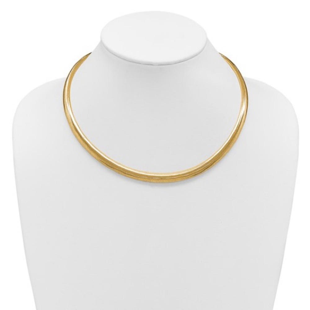 Leslie's 14K Polished Graduated Stretch Necklace